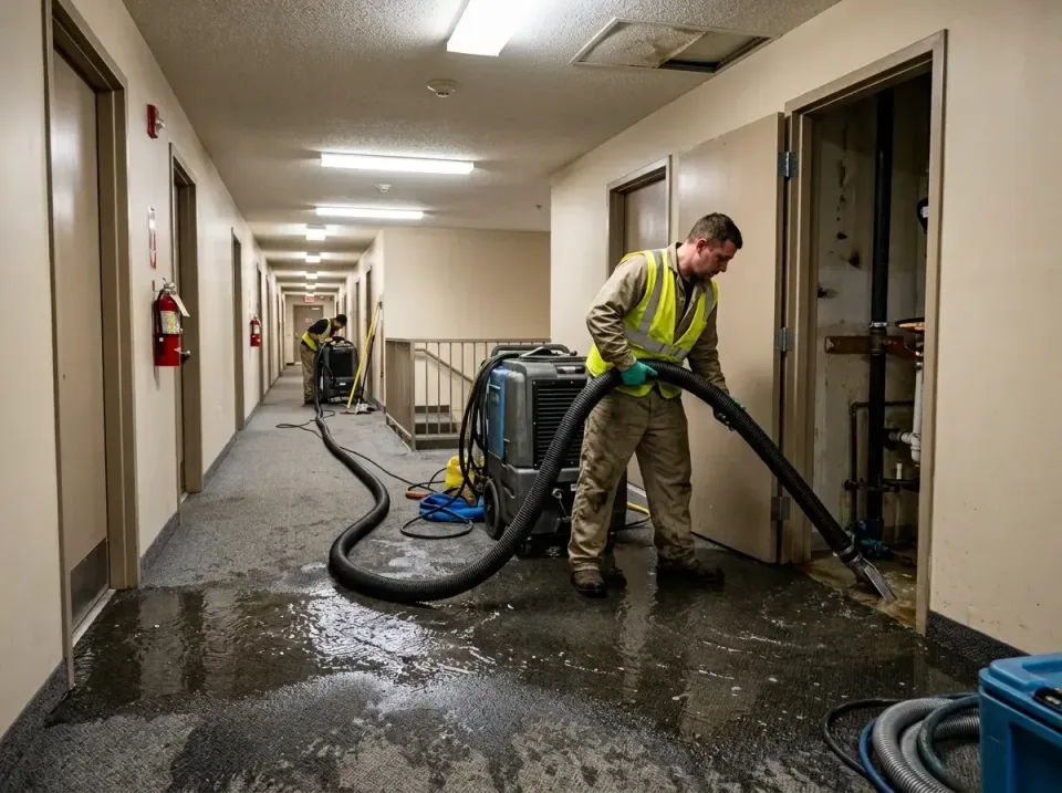 multi-unit-apartment-hallway-f-005 — frequently asked questions, Emergency Burst Pipe Water Extraction & Removal in West Whi…